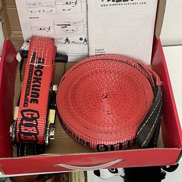 Gibbon Slackline Original Red Classic 49ft 15m in Box - Picture 5 of 10